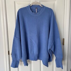Free People Easy Street Tunic Blue Medium